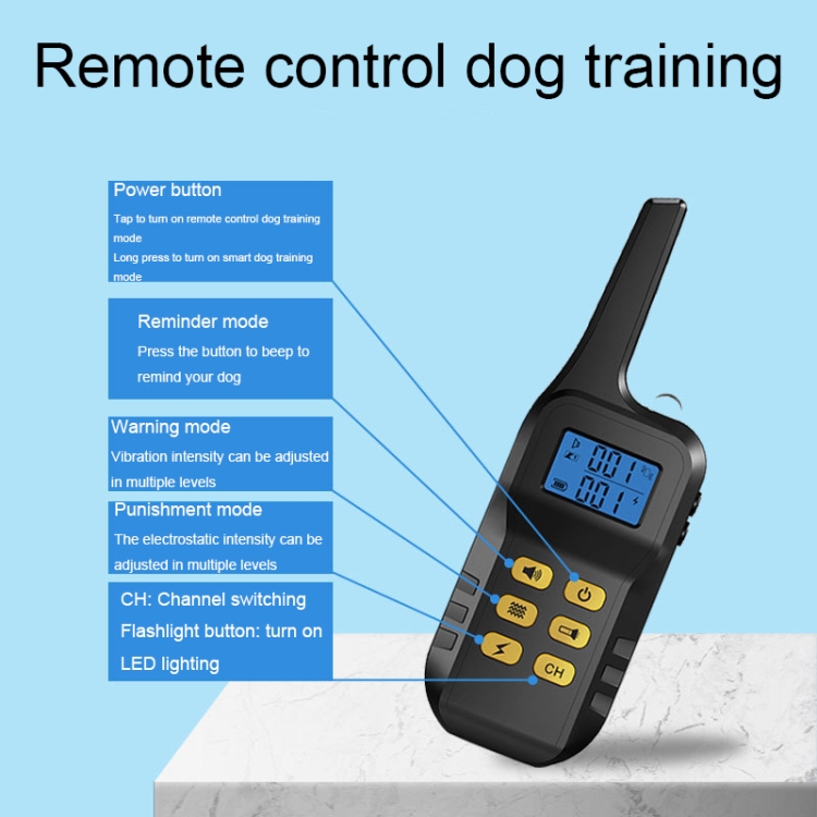 2-in-1 Anti-Bark and Remote Training Collar