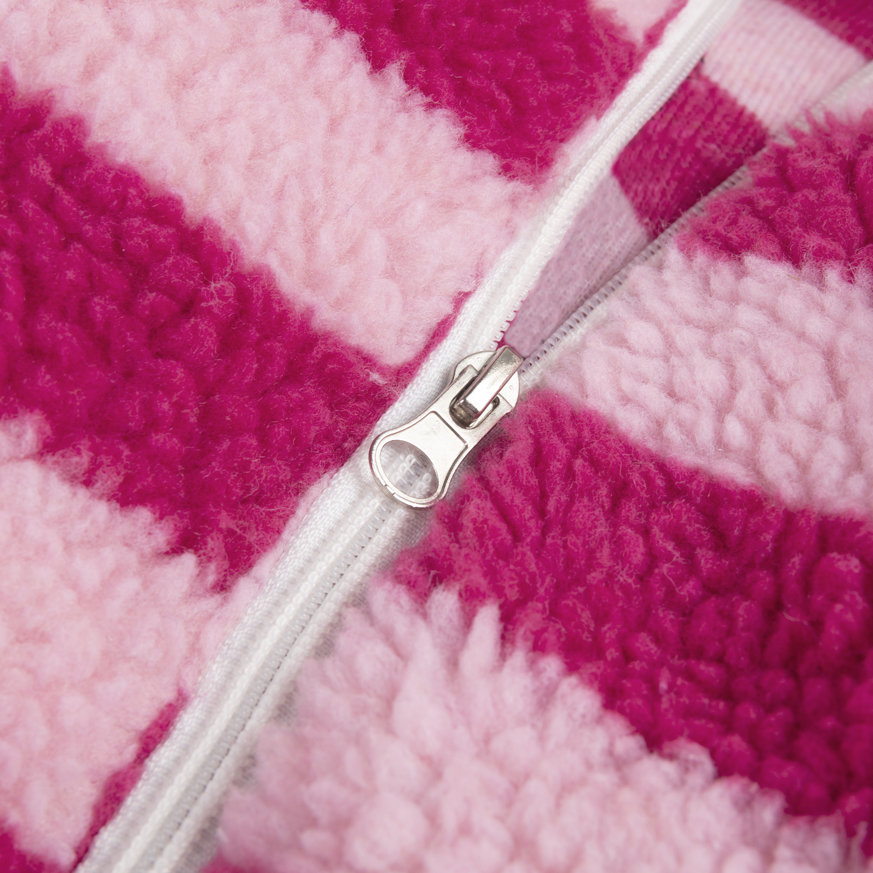 Trendy Striped Faux Lambswool Double Layer Dog & Cat Sofa Bed 