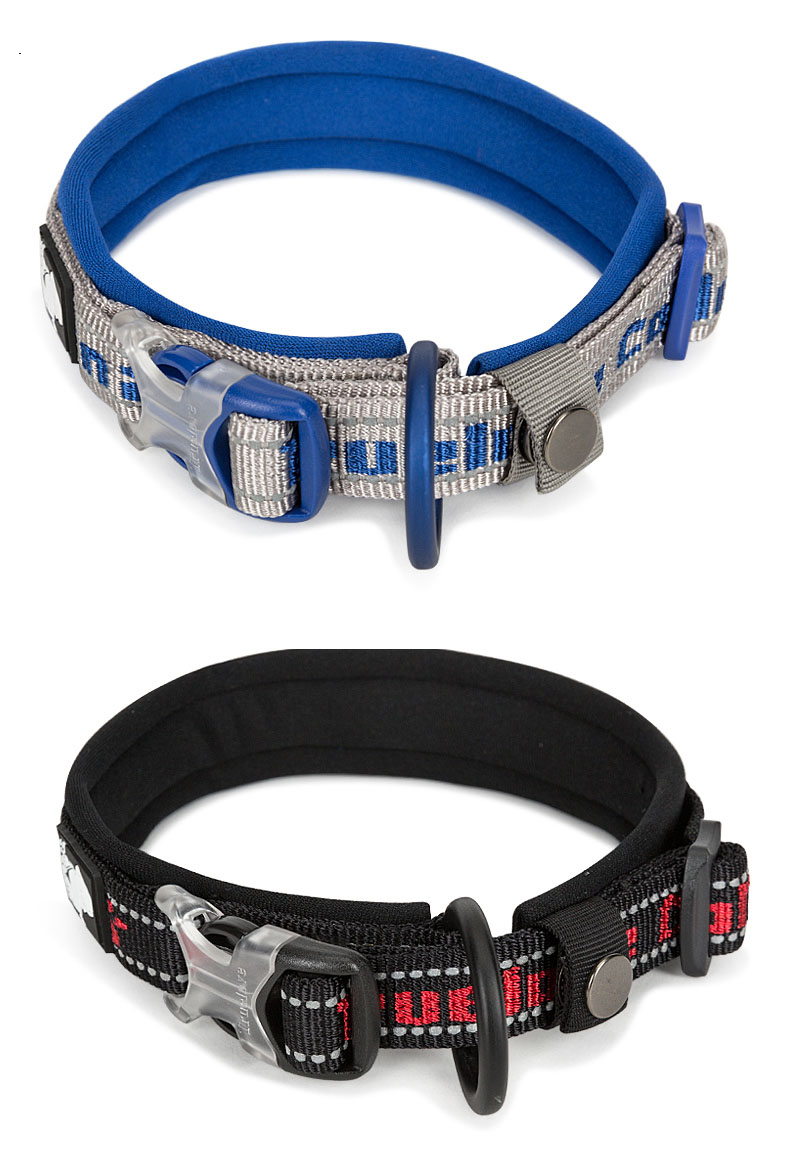 Truelove embroider neoprene pet dog collar nylon adjustable dog collars for big small dogs running reflective chihuahua bitpulls (10)
