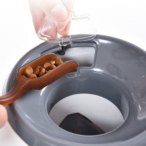 Automatic Tennis Ball Launcher Dog Toy/Food Dispenser