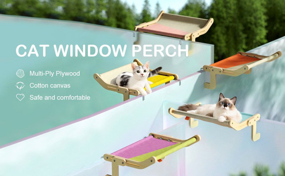 Cat Window Perch Lounge Mount Hammock Window Seat Bed Shel