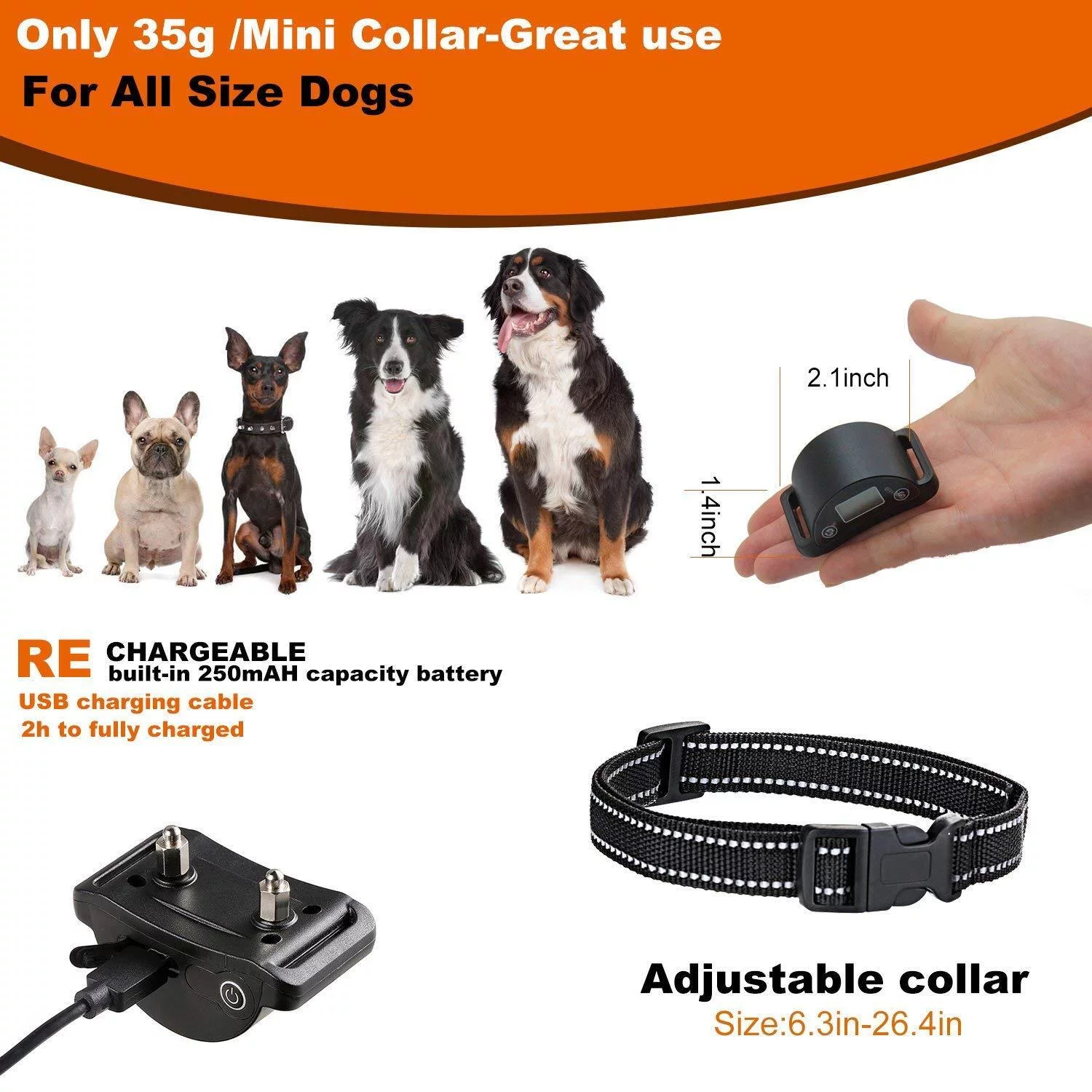Automatic Bark Control Collar