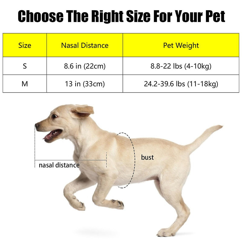 Adjustable Blind Dog Halo, Pets Protective Vest Ring