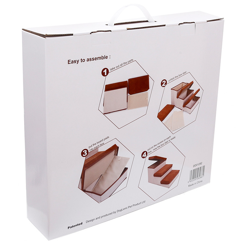 Premium Pet Fortable Steps with Storage and Lounge