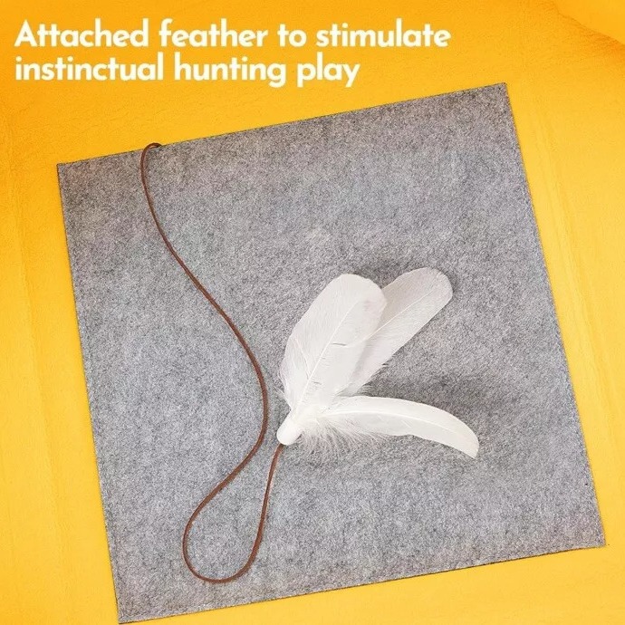 Cheese Cat Fort Playground - Play Tunnel for Indoor Cats