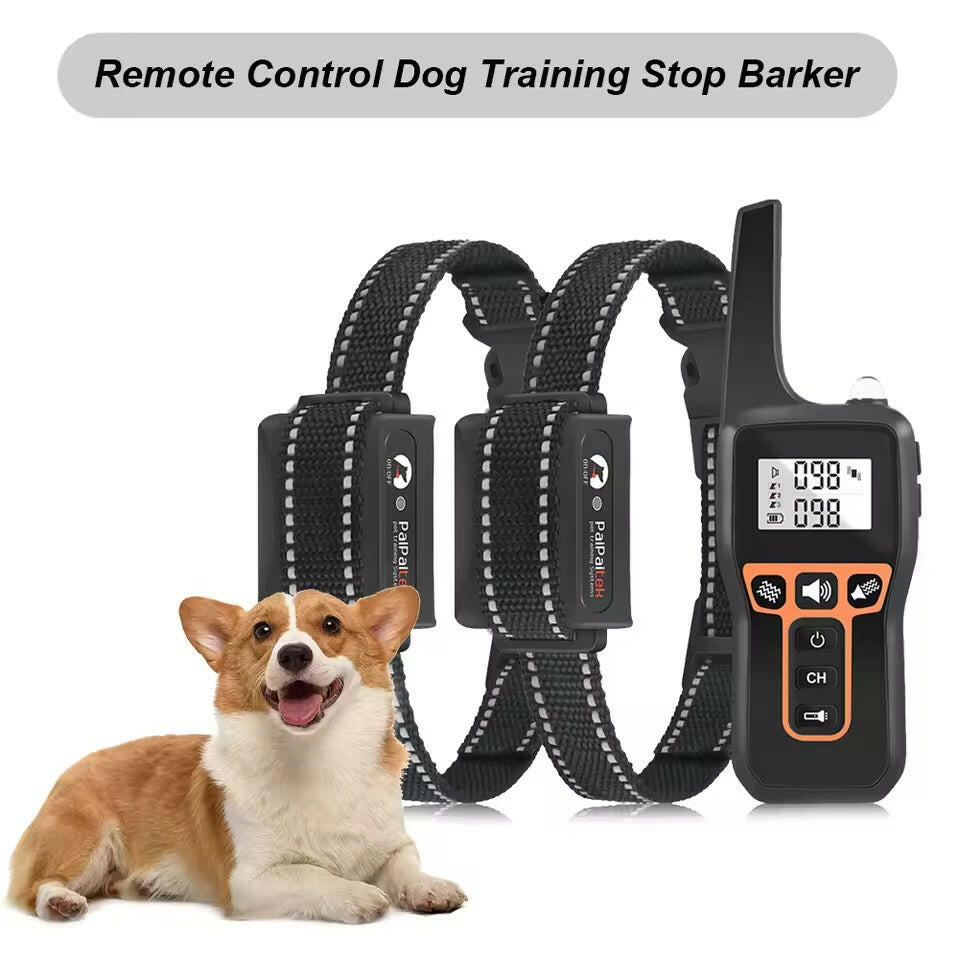 Rechargeable 1000m Waterproof Dog Training Collar