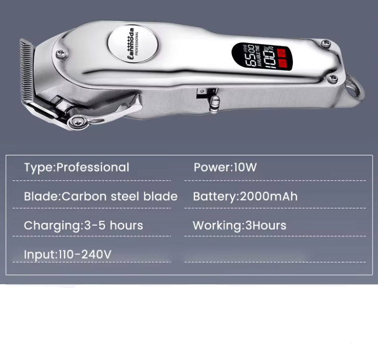 Professional Pet Hair Clipper – Cordless Trimmer For Dogs Cats