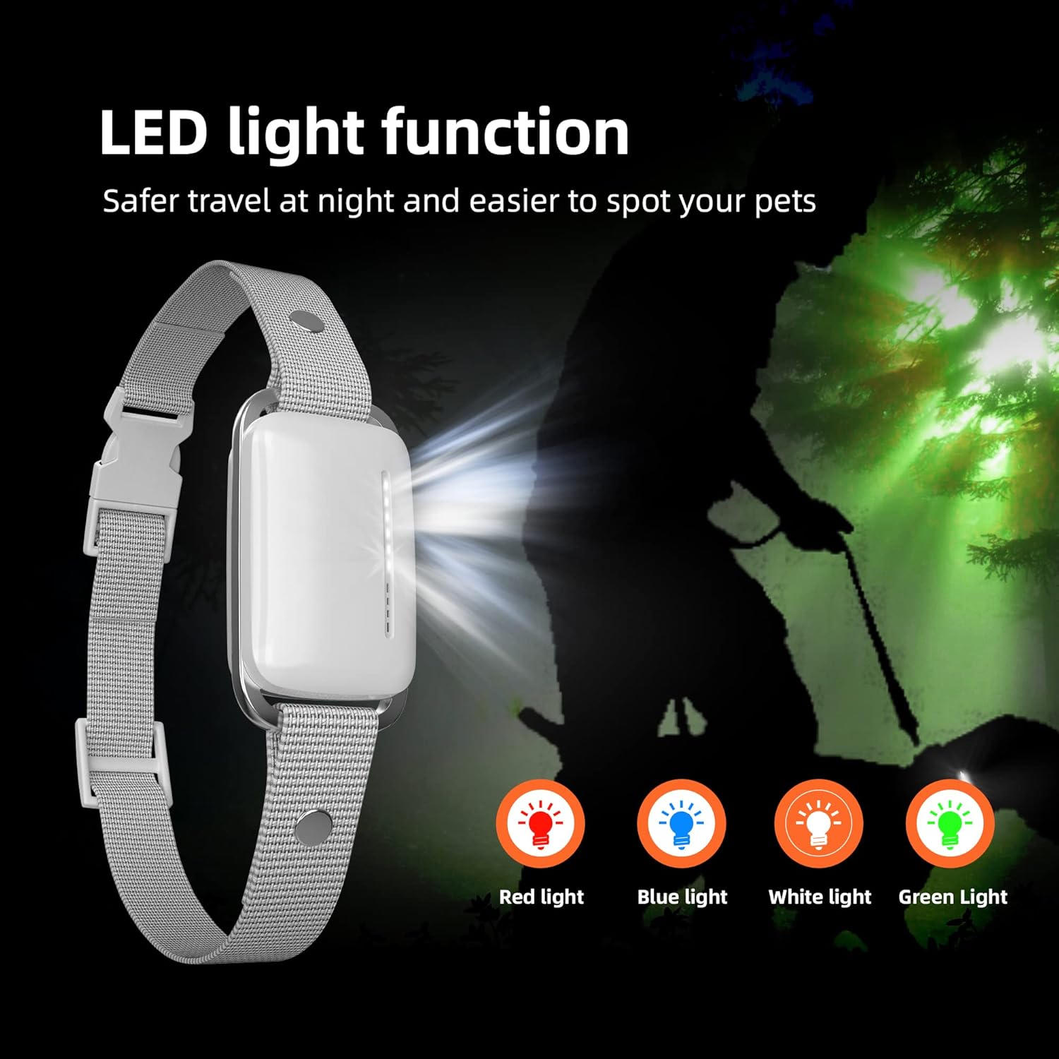 Dog Shock Collar Waterproof Rechargeable E-Collar for Dogs with 16 Levels Beep Vibration Shock Electric Dog Training Collar with Remote