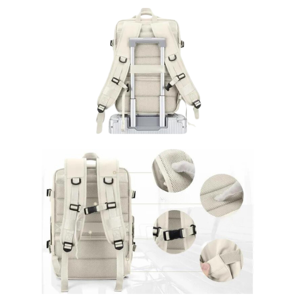 Large Backpack with Shoe Compartment,Waterproof Hiking Carry on Travel Backpack