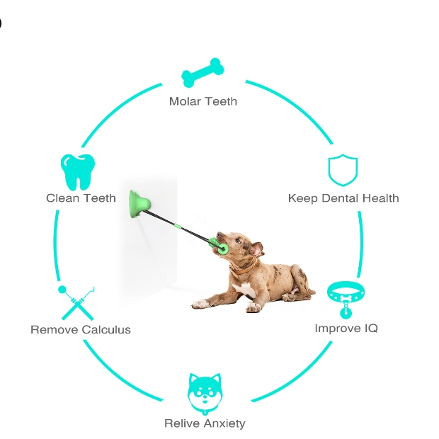 Enrichment Barrel Double Suction Tug Toy
