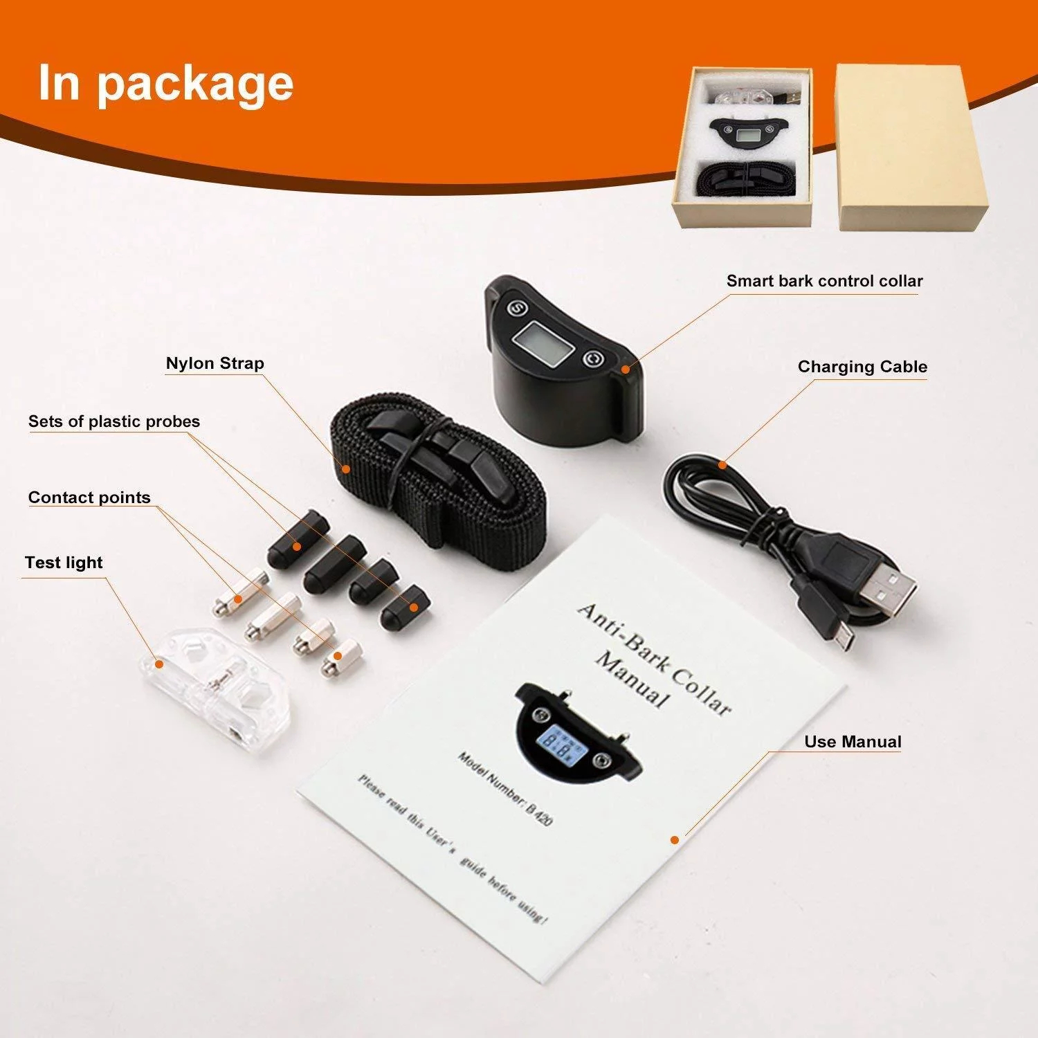 Automatic Bark Control Collar