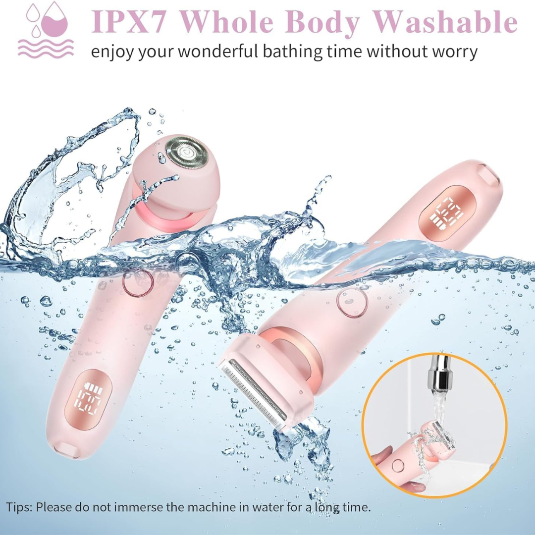 Electric Portable Razor-Perfect for both wet and dry shaving