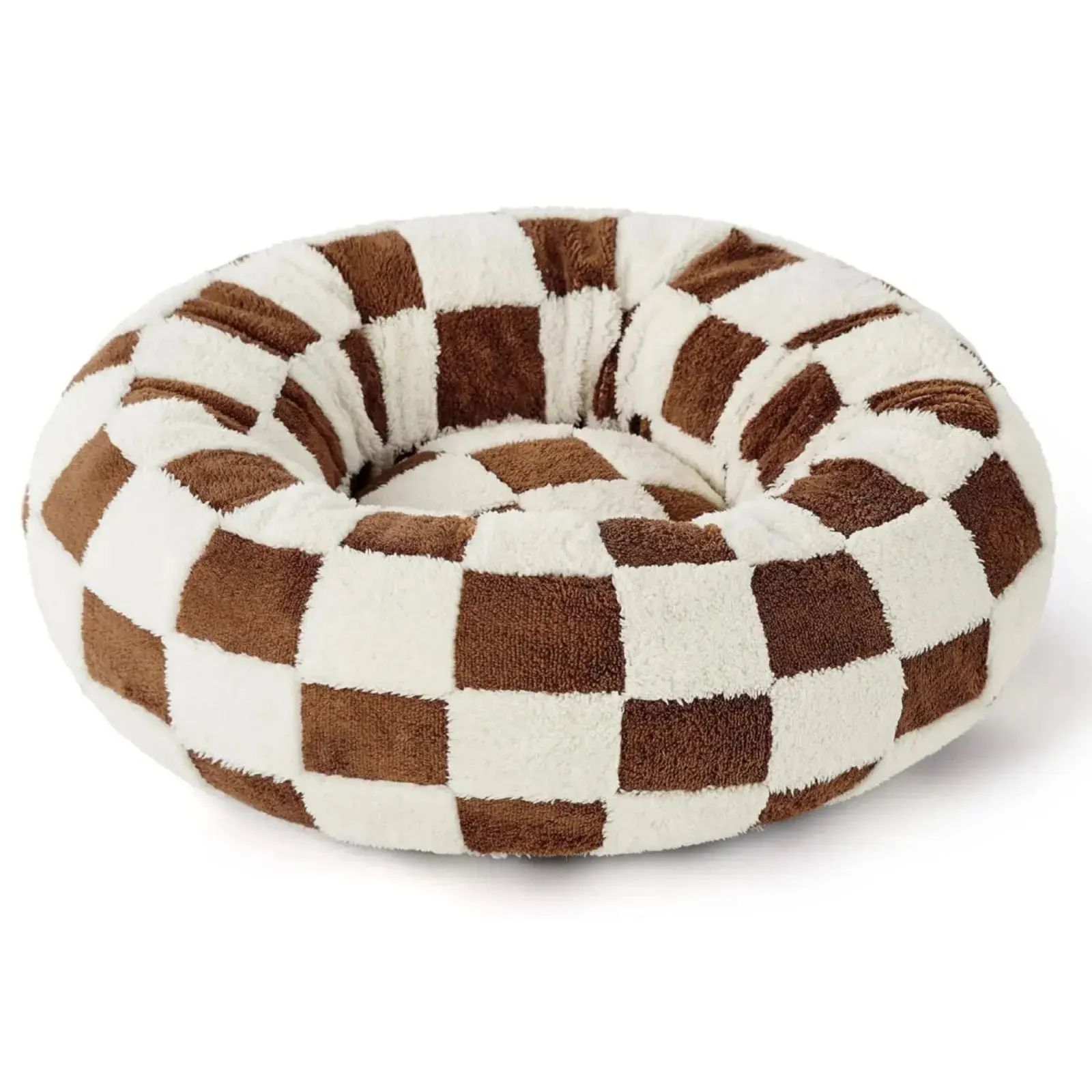 Calming Donut Dog Bed - Anti-Anxiety Plush Comfort