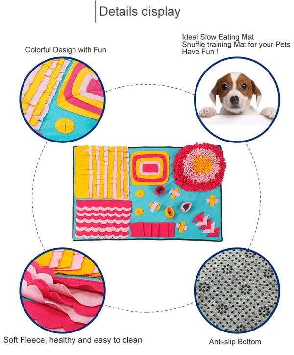 Pet toys Dog Feeding Sniffing Mat Training Nosework Blanket