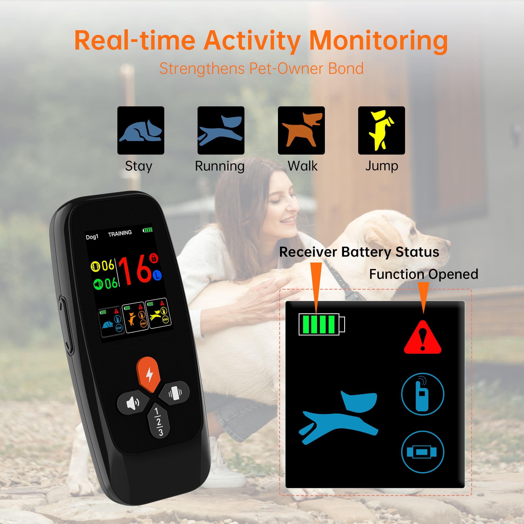 4-in-1 Remote Dog Training Collar T800Plus