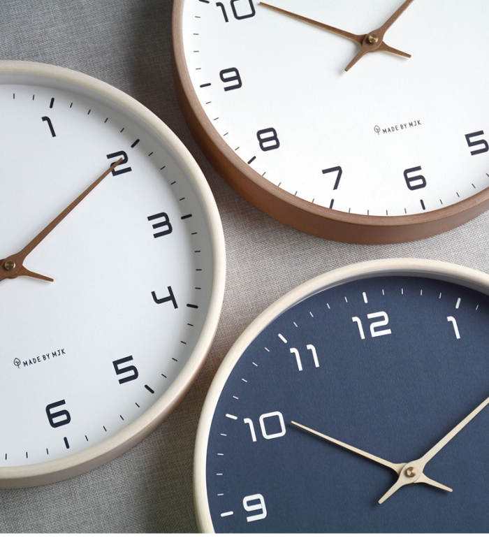 Wooden Wall Clock – Scandinavian Simplicity