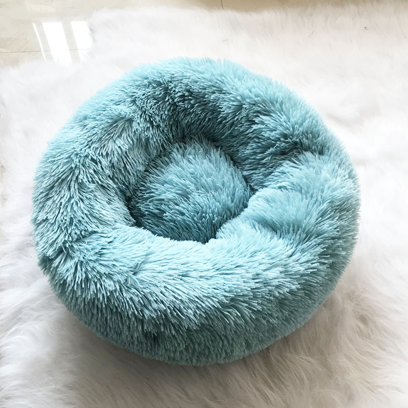 "Warming Donut" Pet Plush Calming Bed - Super Soft Luxury Dog Bed