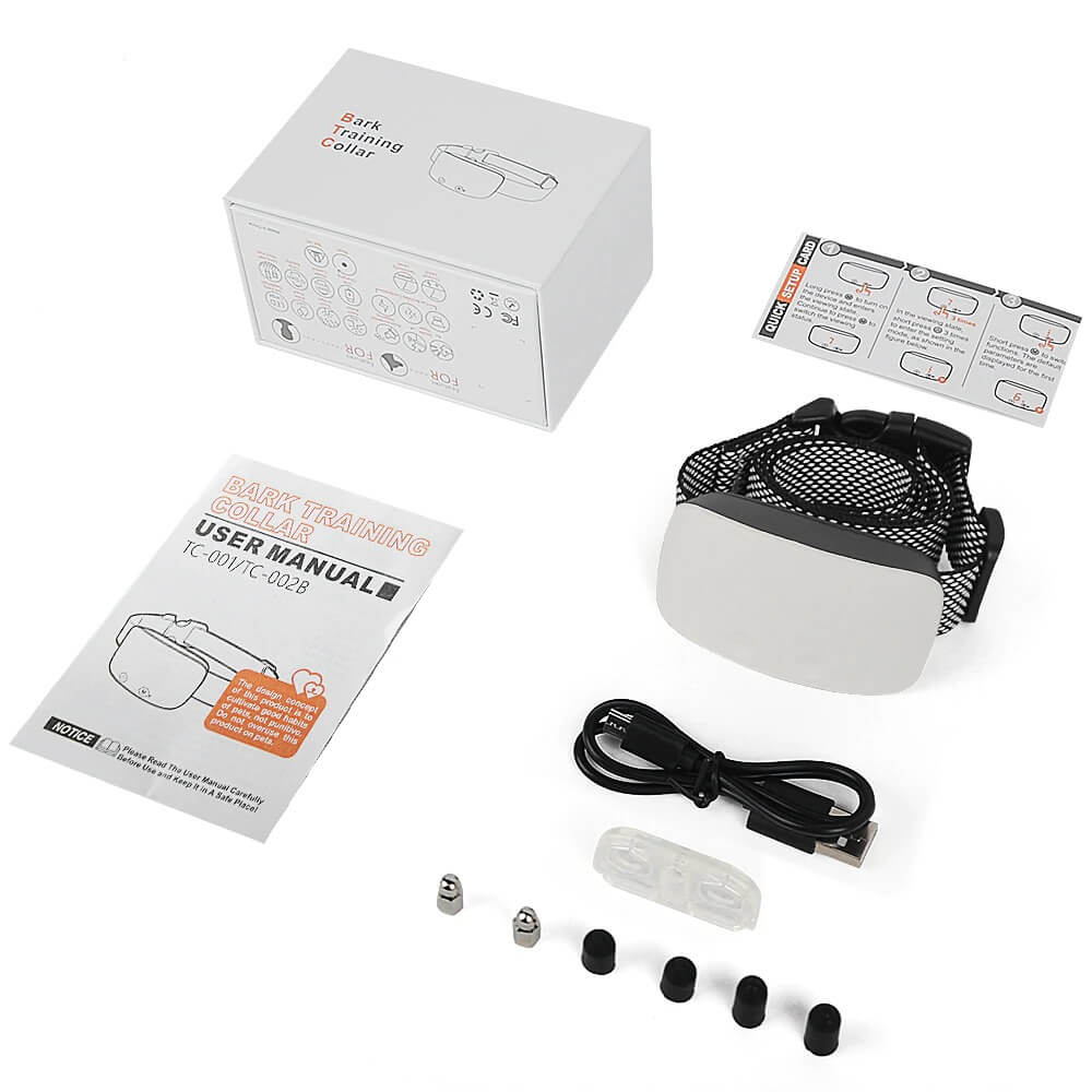 Anti Dog Bark Collar -  Anti Barking Shock Training Collar Dogs