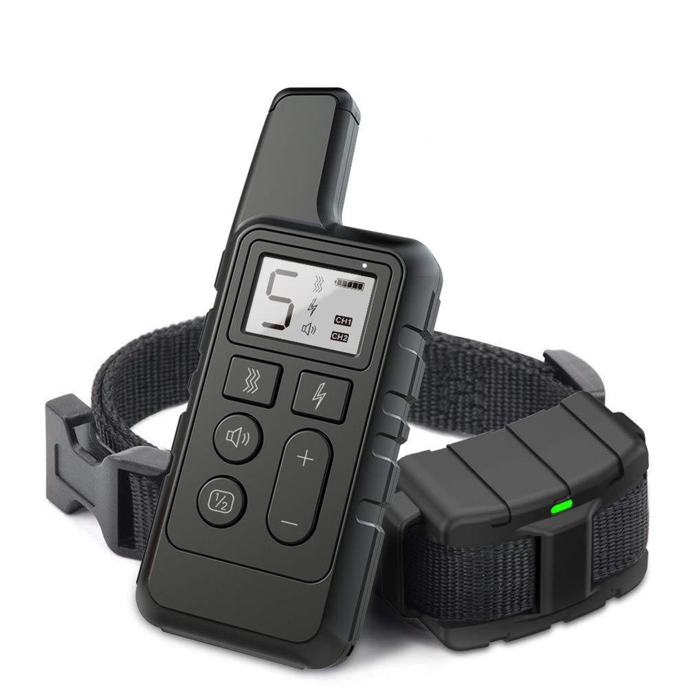 Best Dog Shock Training Collar - E Collar For Dog With Remote Range 1640 ft