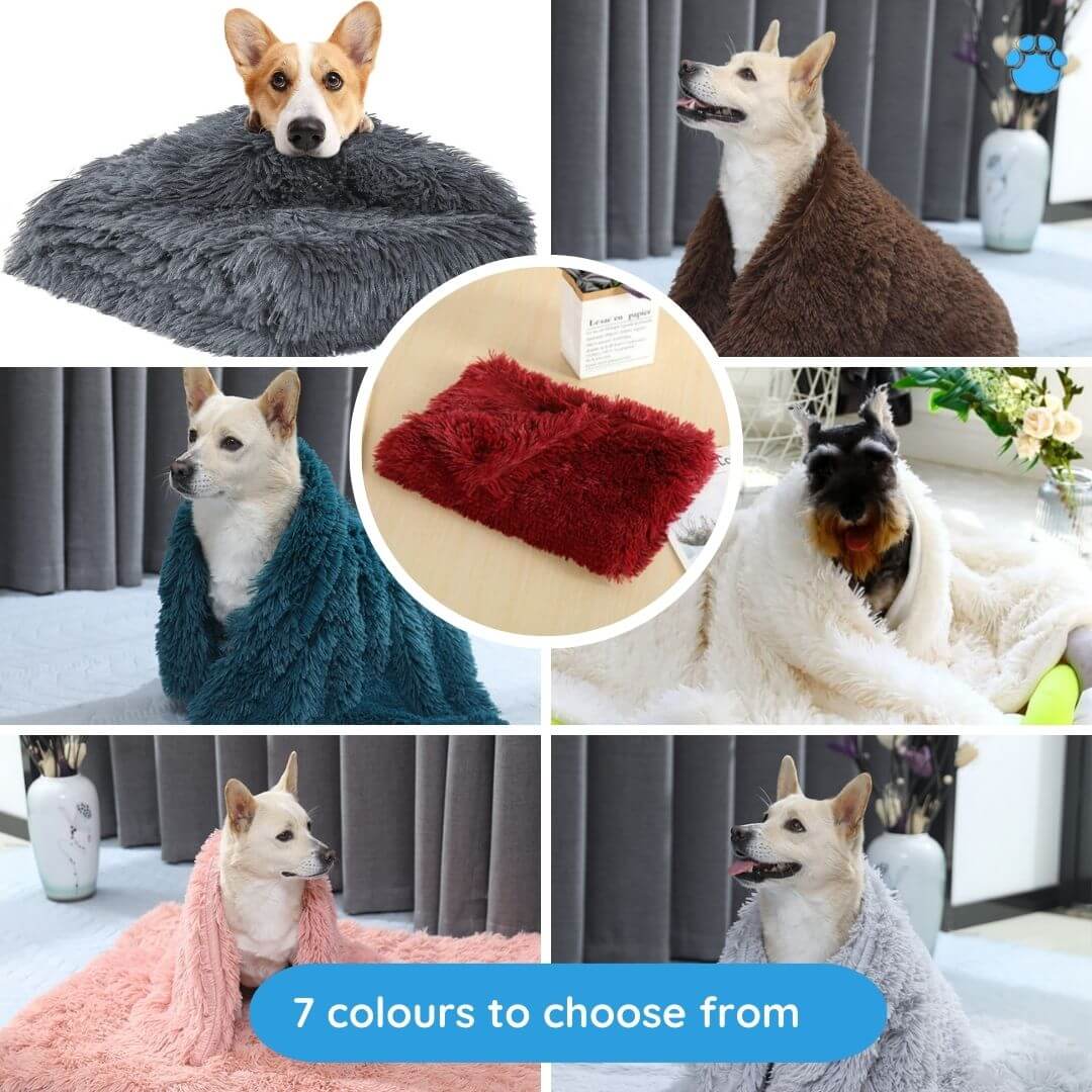 Anxiety Relieving Fluffy Pet Blanket