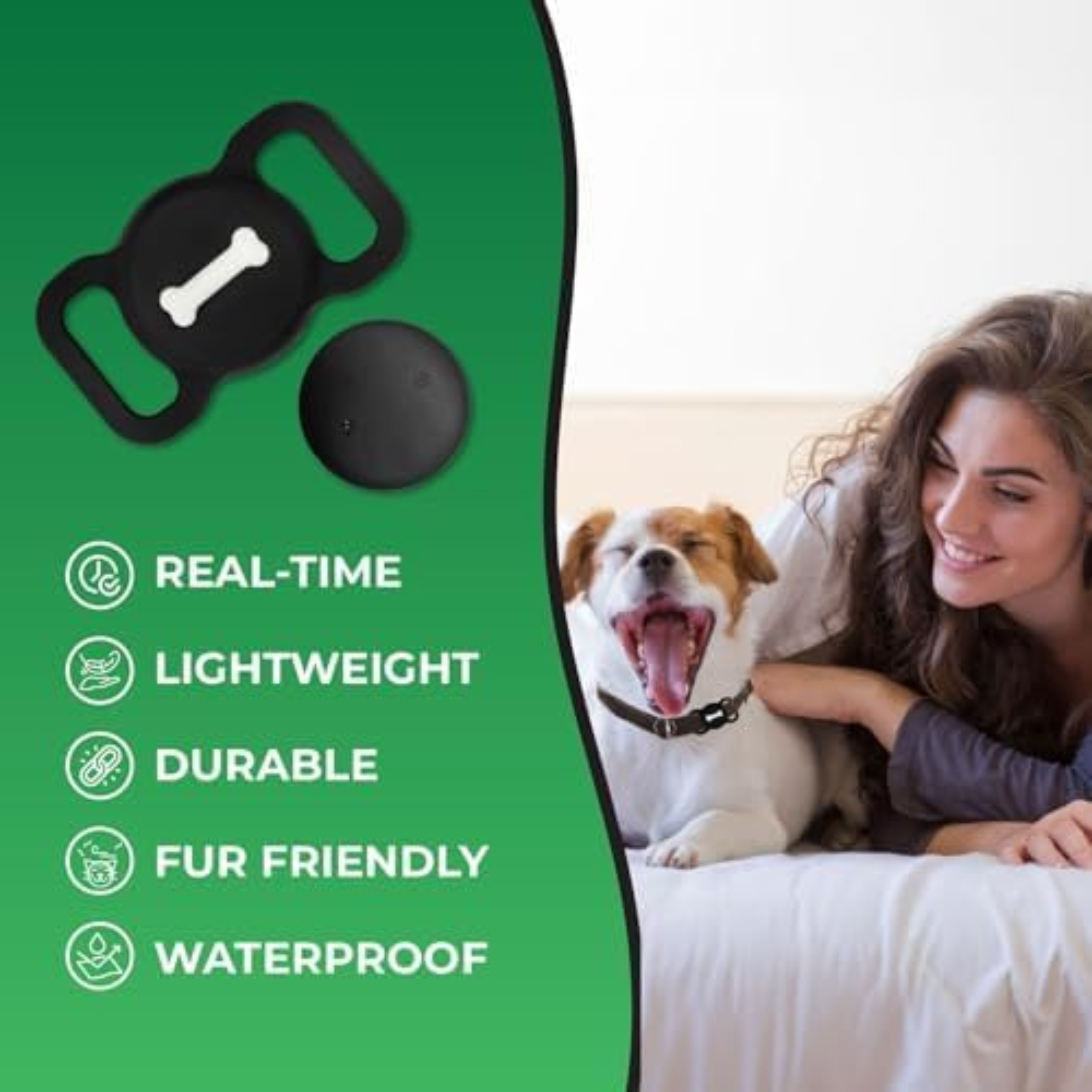 Smart Dog Tracker with Collar Holder