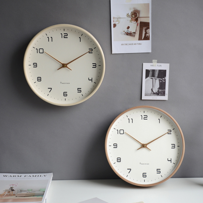 Wooden Wall Clock – Scandinavian Simplicity