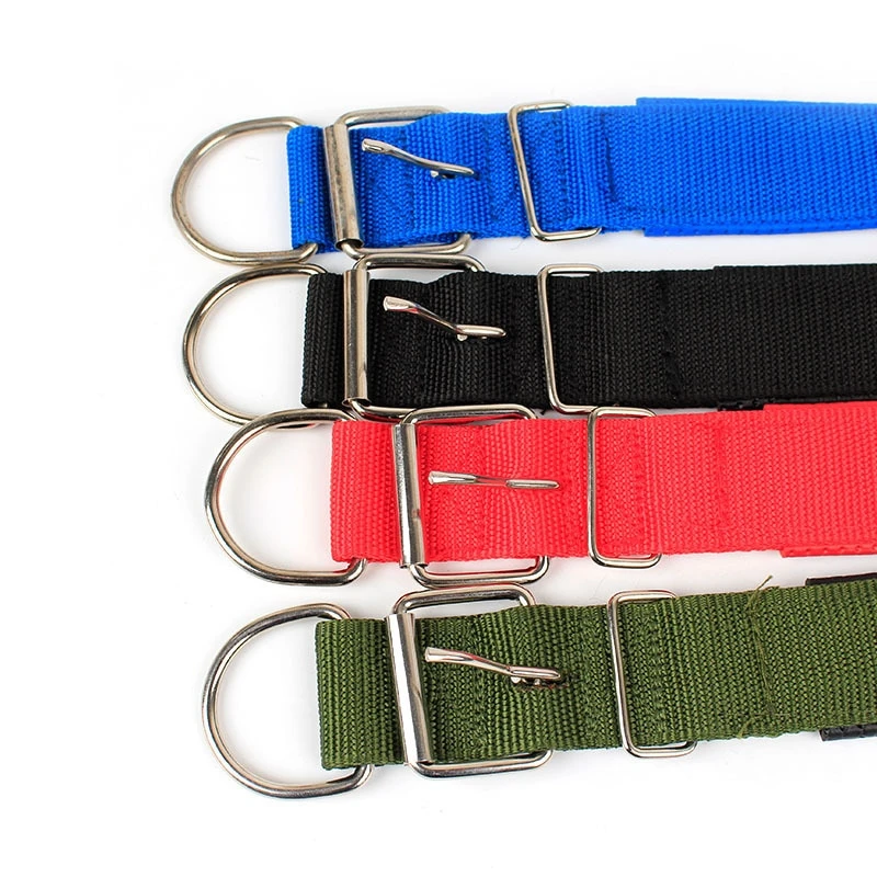 Solid Dog Collars Nylon Dog Collar For Small Medium Large Dogs