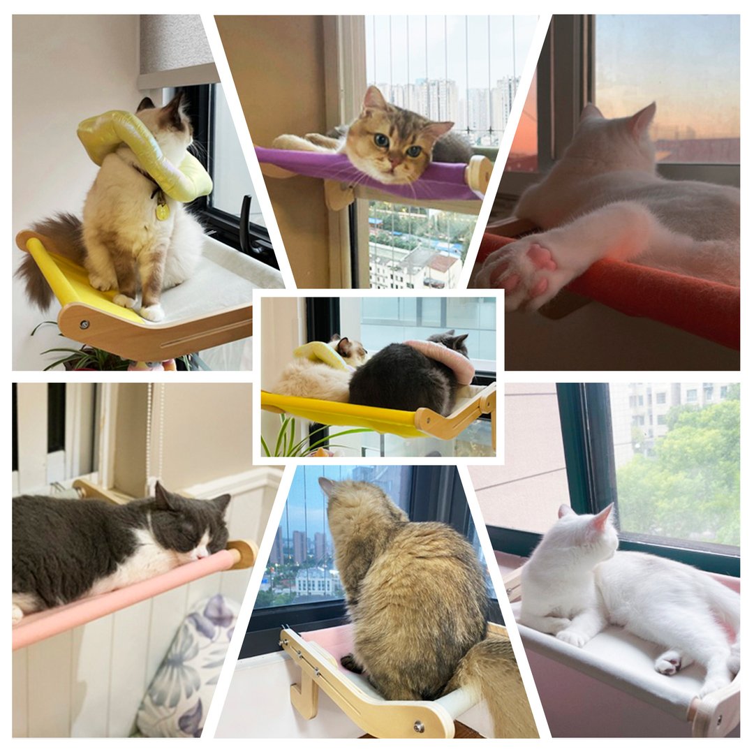 Cat Window Perch Lounge Mount Hammock Window Seat Bed Shel