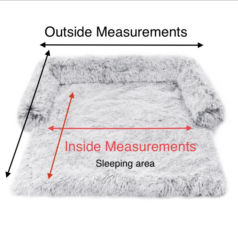 Calming Sofa Dog Bed| Anti-Anxiety Dog Sofa Bed| Couch&Furniture Protector