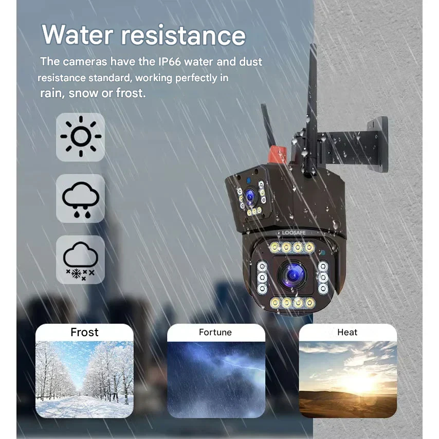 Wireless 4K Security Camera With Solar Panel