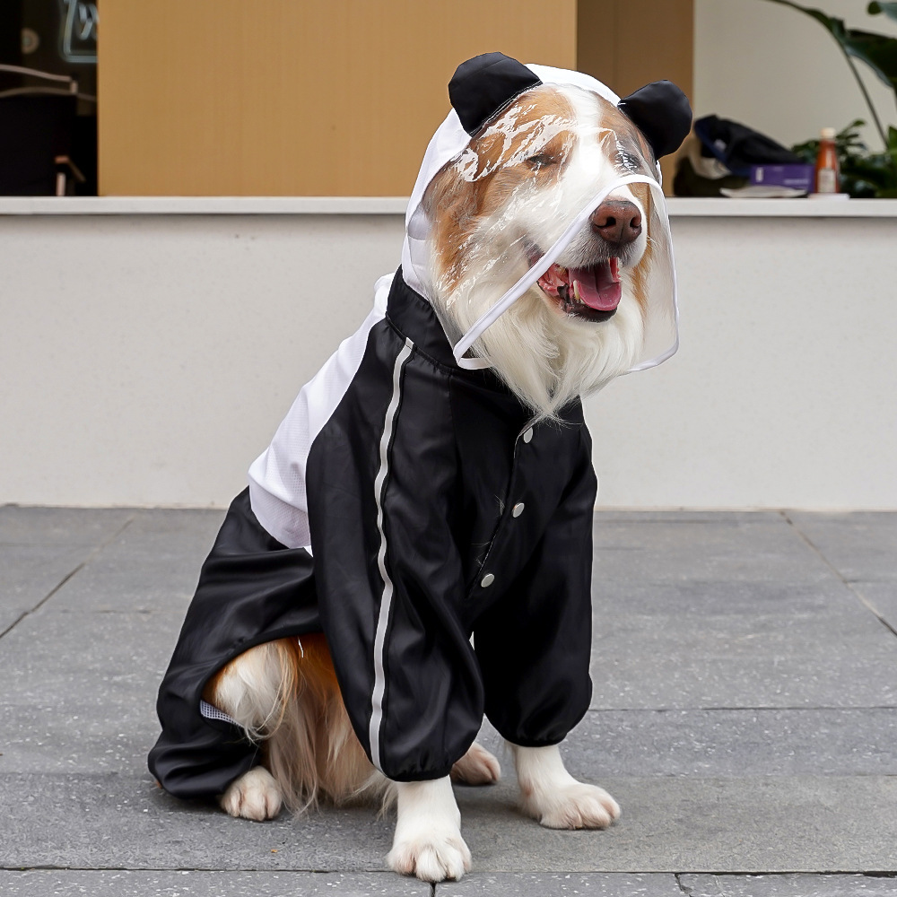 Dog Raincoat With Reflective, Waterproof Jacket With Hood
