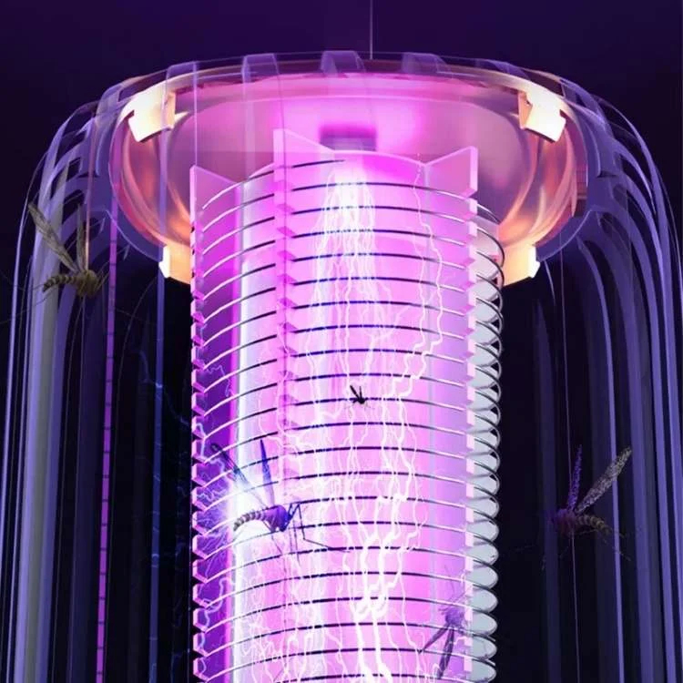 Mosquito Zapper Lamp for Indoor & Outdoor Use - Rechargeable, No Chemicals, Safe Mosquito Trap