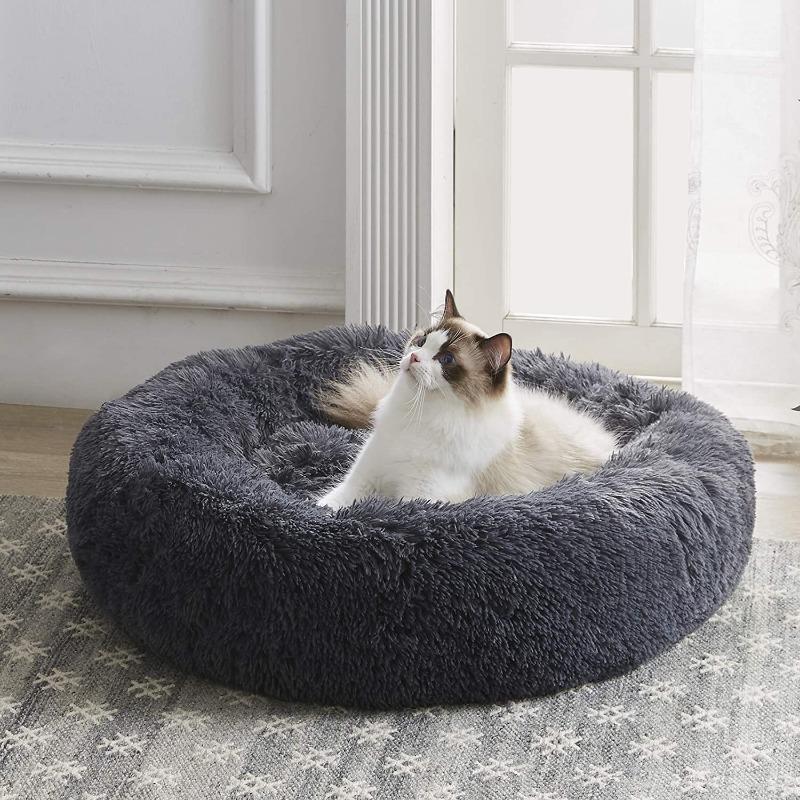 Calming Cat Bed - Original Anti-Anxiety  Cat Beds and Small Dog Beds