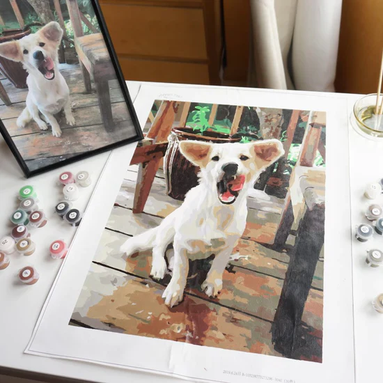 Customized Pet Paint by Numbers, Not Just For Pet Pictures