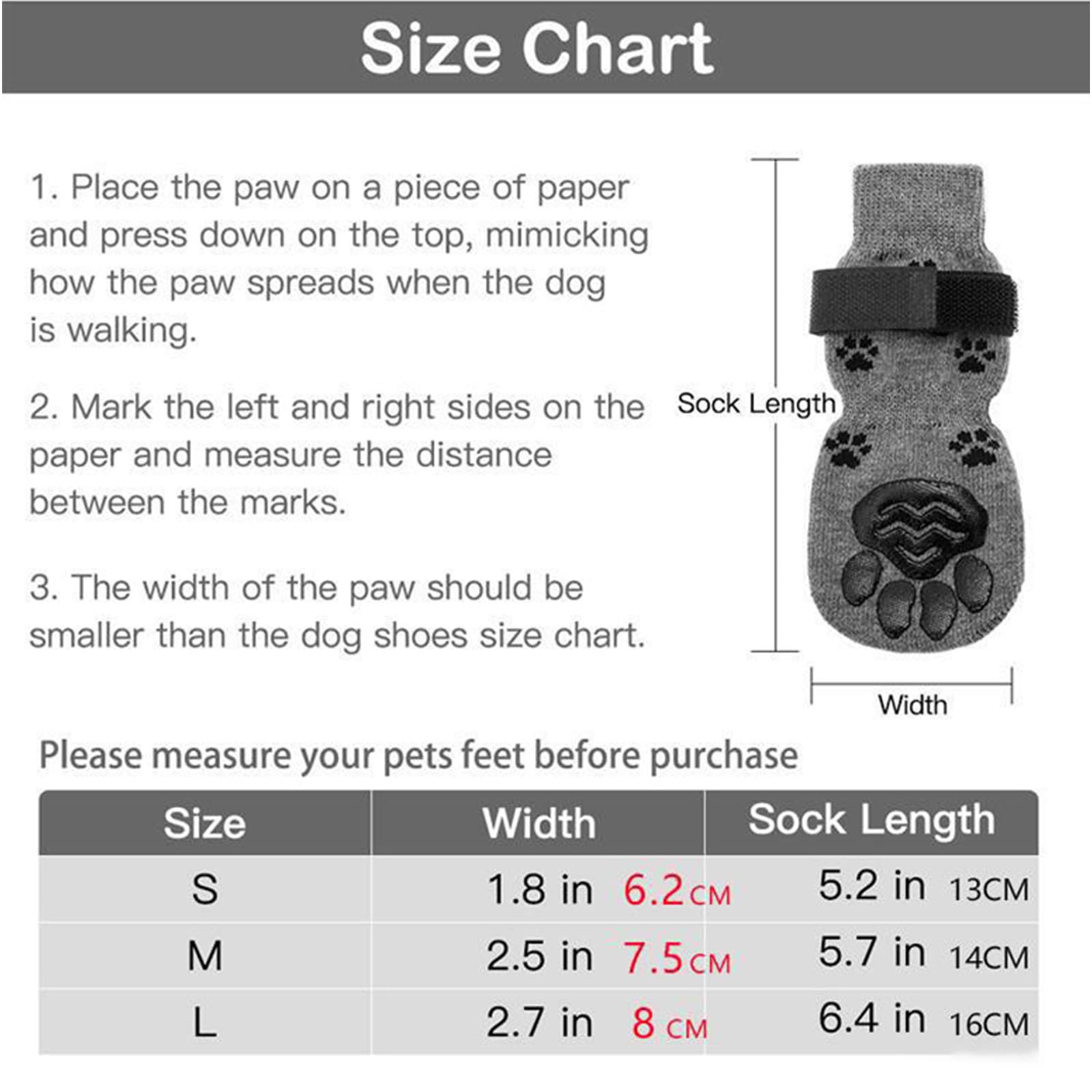 Dog Double Side Anti Slip Socks for Hardwood Floors Dog Shoes