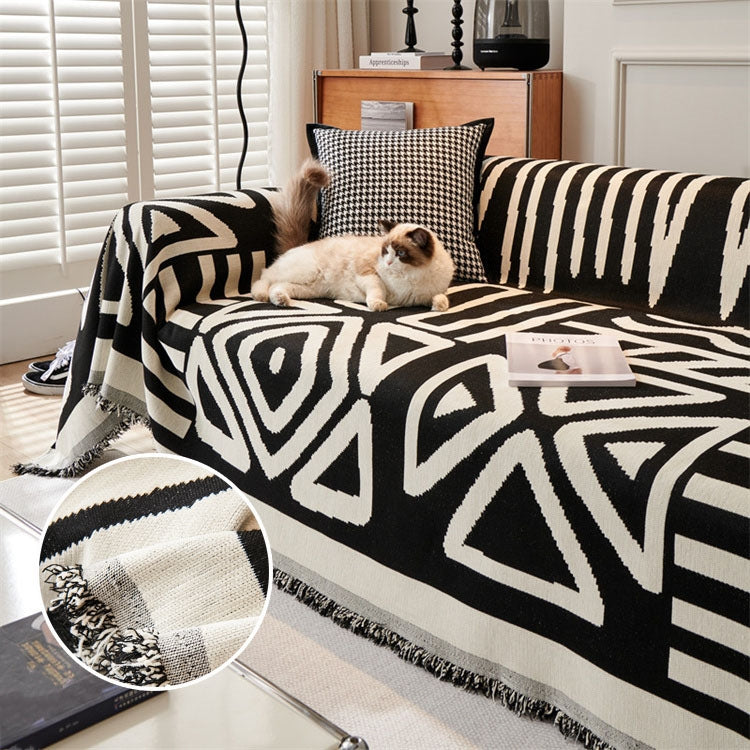 Couch Protector - Boho Geometric Anti-cat Scratch Couth Cover