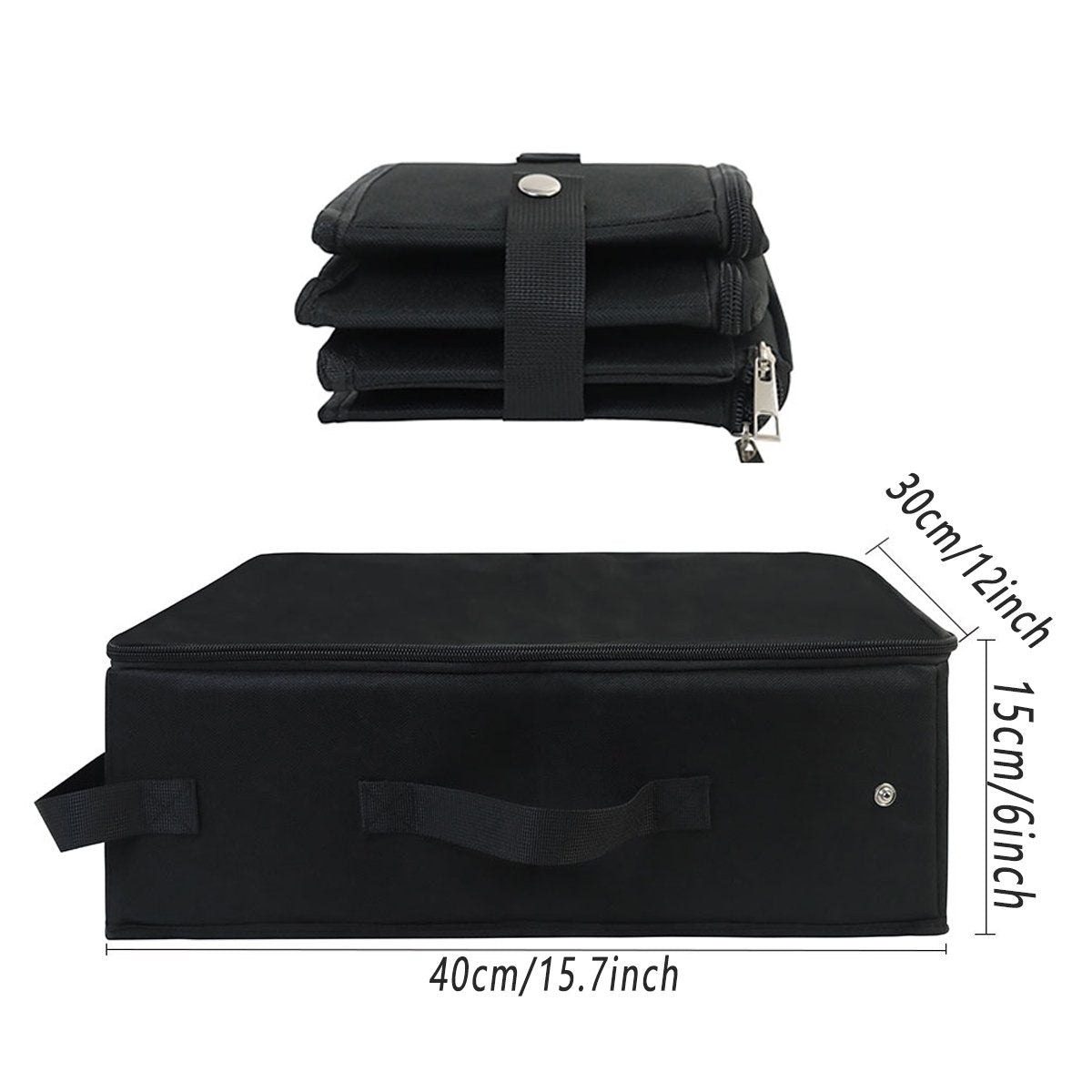 Travel Cat Litter Box With Lid and Handle Standard Portable Foldable Cat Litter Box Fabric Cat Litter Bag