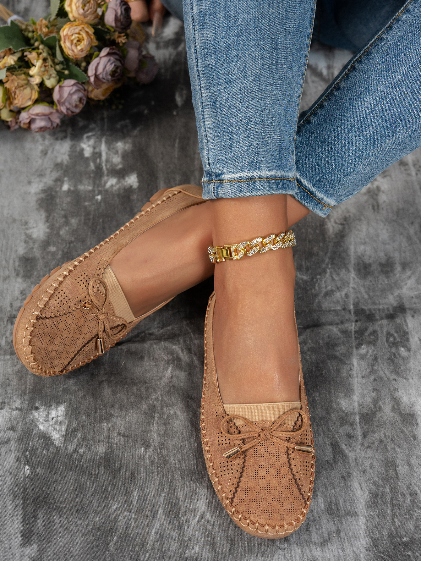 Orthopedic Leather Shoes, Lightweight Anti-Slip Breathable For Women