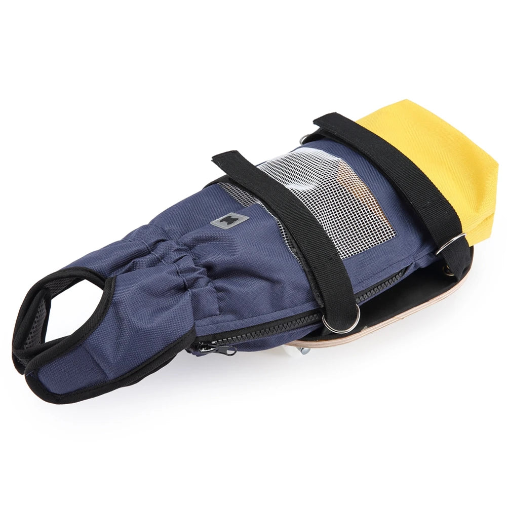 Dog Drag Bag for Paralyzed Pets Wheelchair Alternative Protects Chest