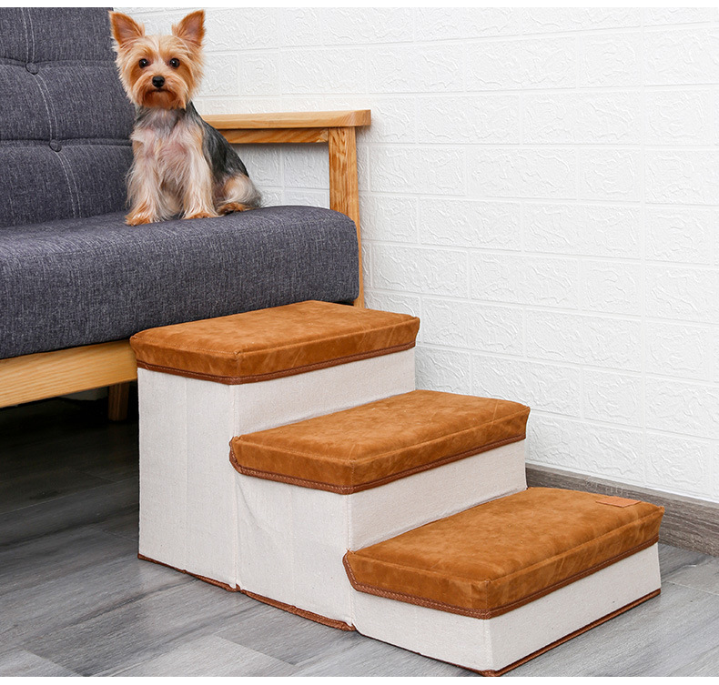 Premium Pet Fortable Steps with Storage and Lounge