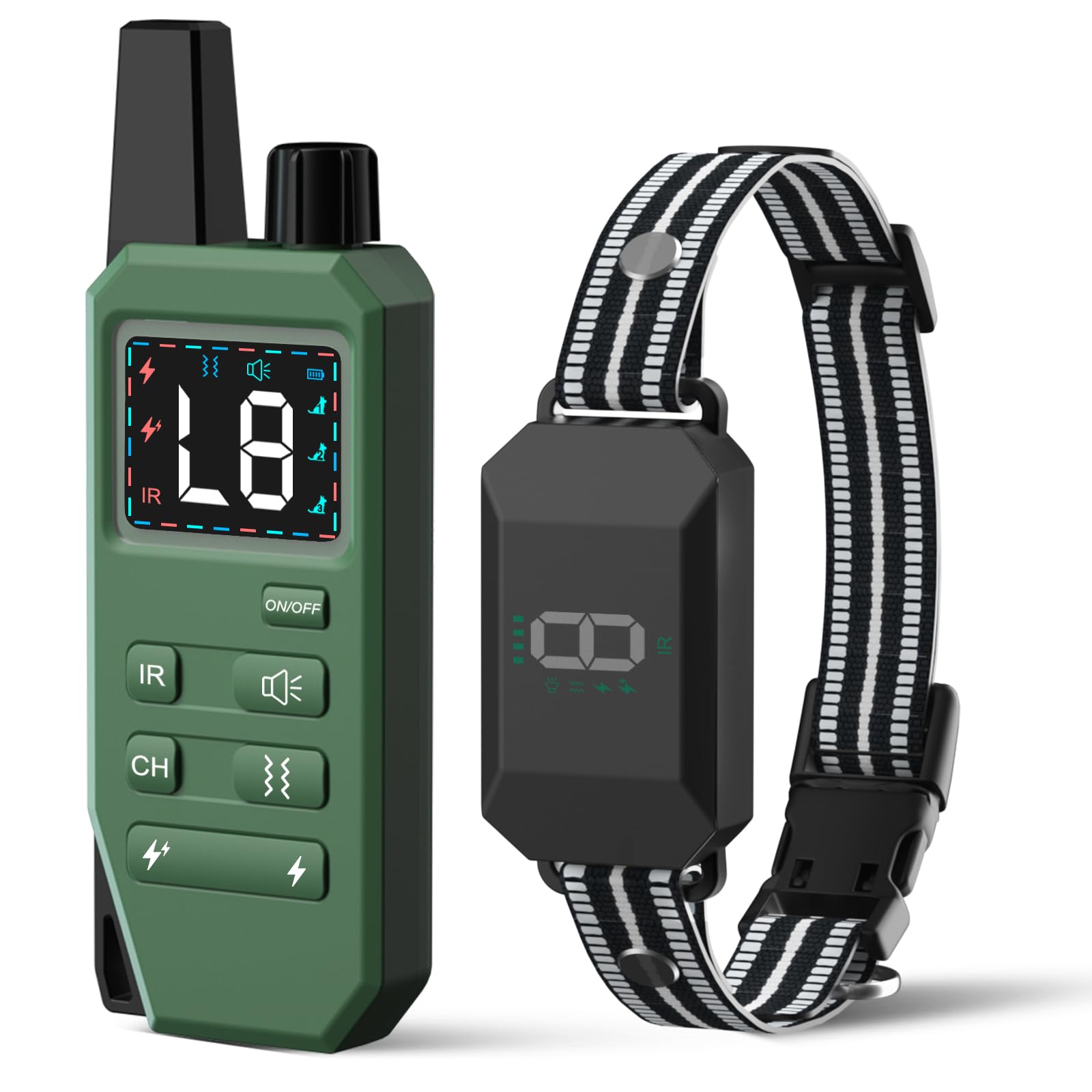 Remote Control Dog Training Collar, Anti-Barking Device