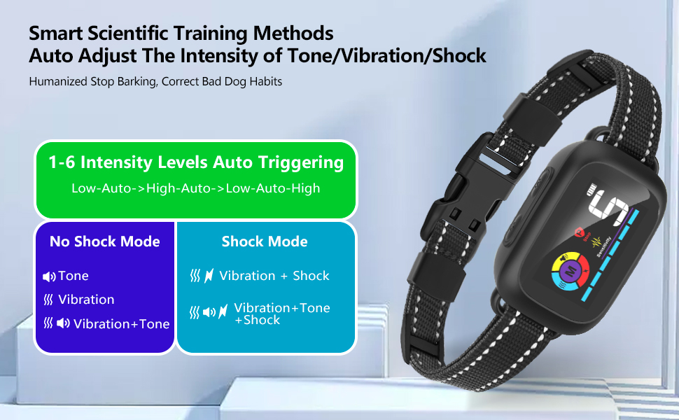 Smart Scientific Training MethodsAuto Adjust The Intensity of Tone/Vibration/Shock