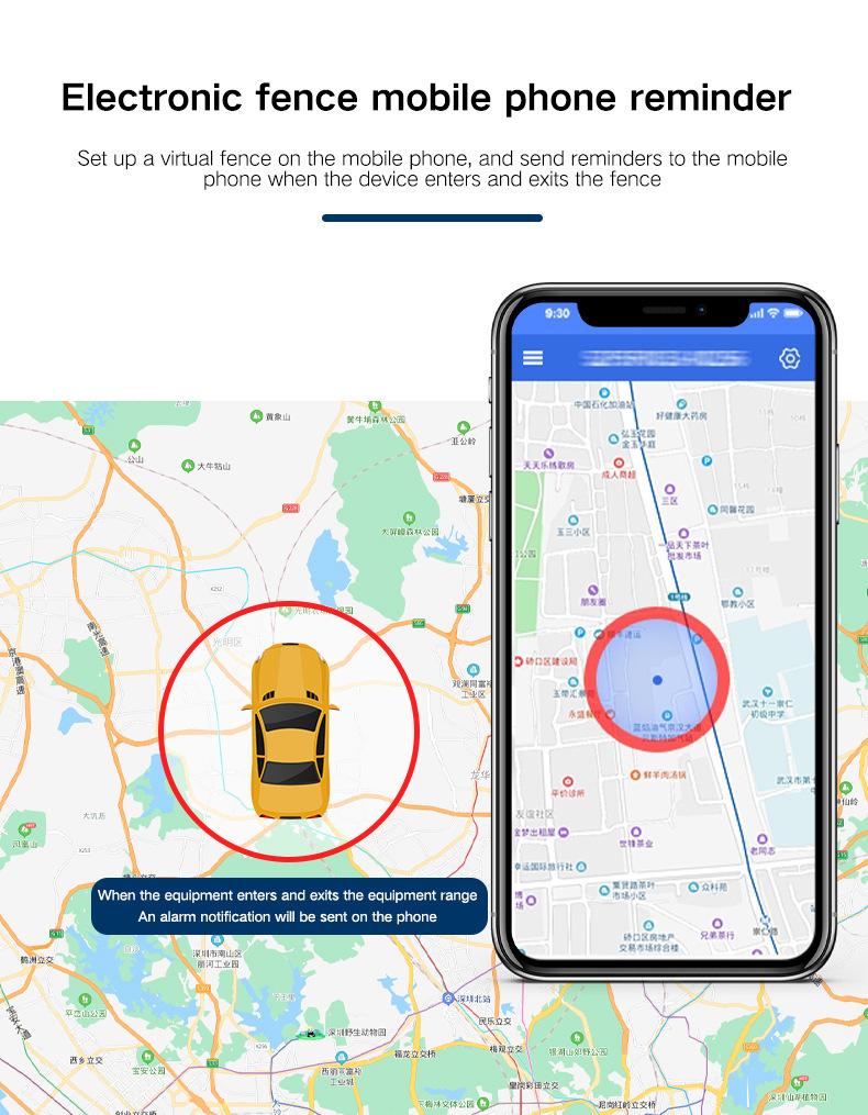 GPS Tracker for Vehicles Strong Magnetic Car Vehicle Tracking Anti-Lost,  Multi-Function GPS Mini Locator