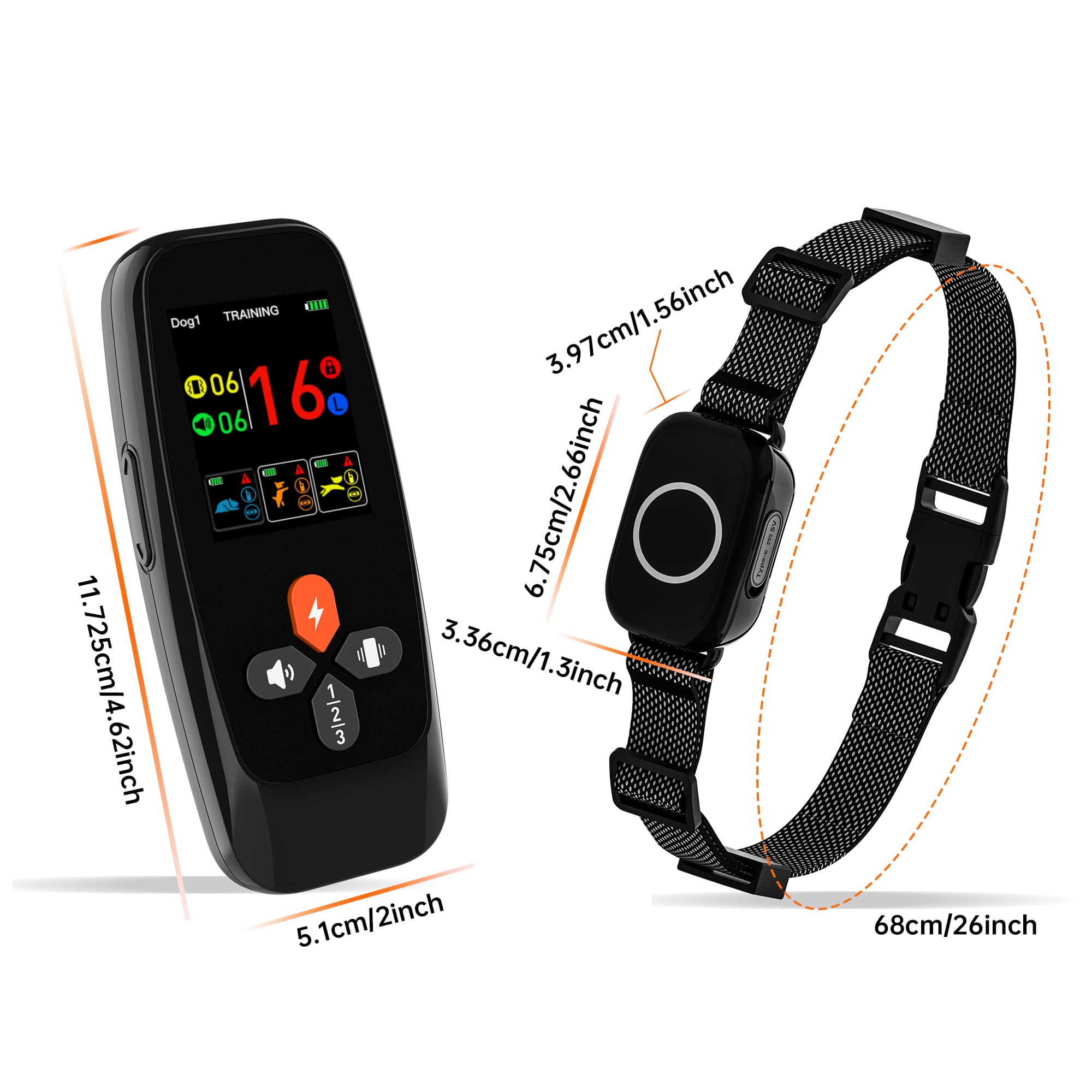 4-in-1 Remote Dog Training Collar T800Plus