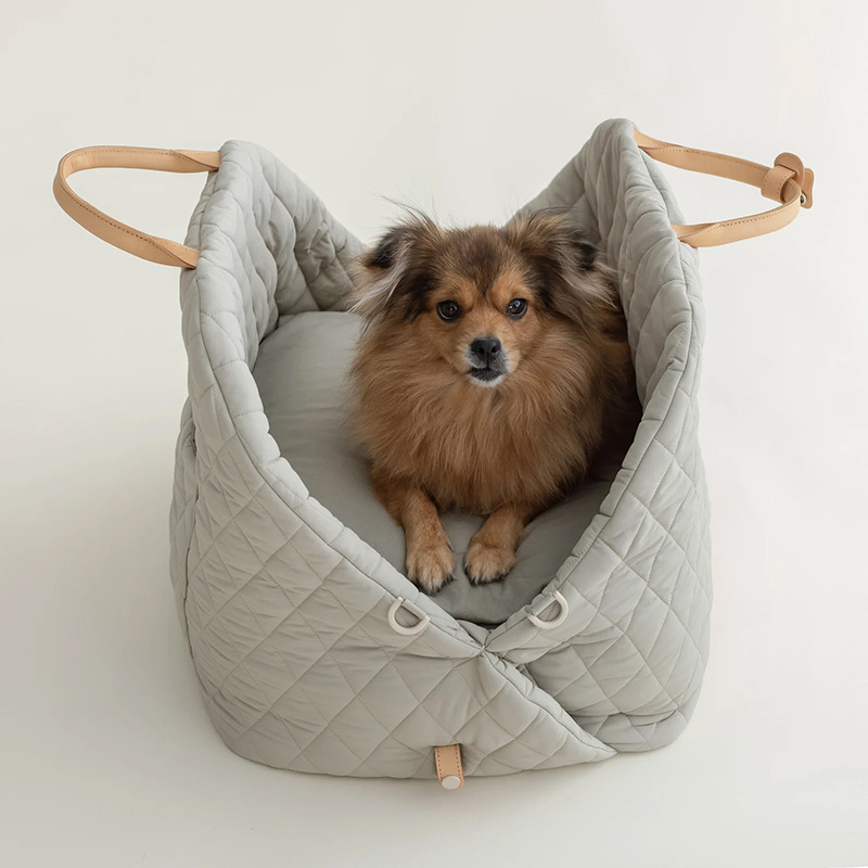 3-in-1 Dog Car Seat | Dog Handbag Car Seat Travel Bed for Small Dogs Portable Washable Puppy Tote