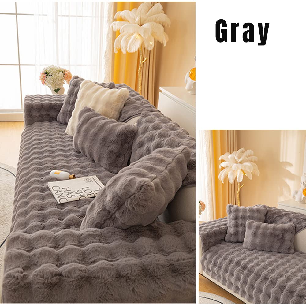 Faux Fur Sofa Covers, Throws Blankets Sofa Slipcovers for Pets