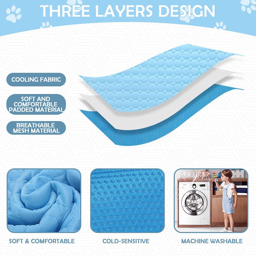 Dog Cooling Mat For Summer - Pet Cooling Pad