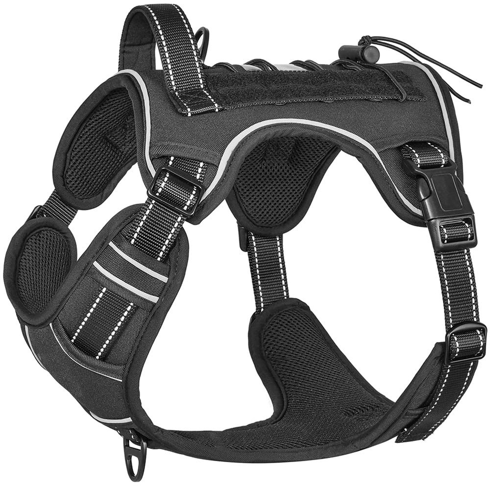 Military No Pull Tactical Dog Harness Vest