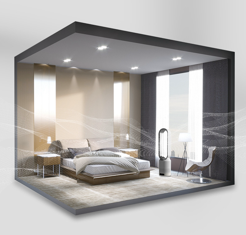 3-in-1 Air Cooler with Air Purifier, Oscillation & LED Touch