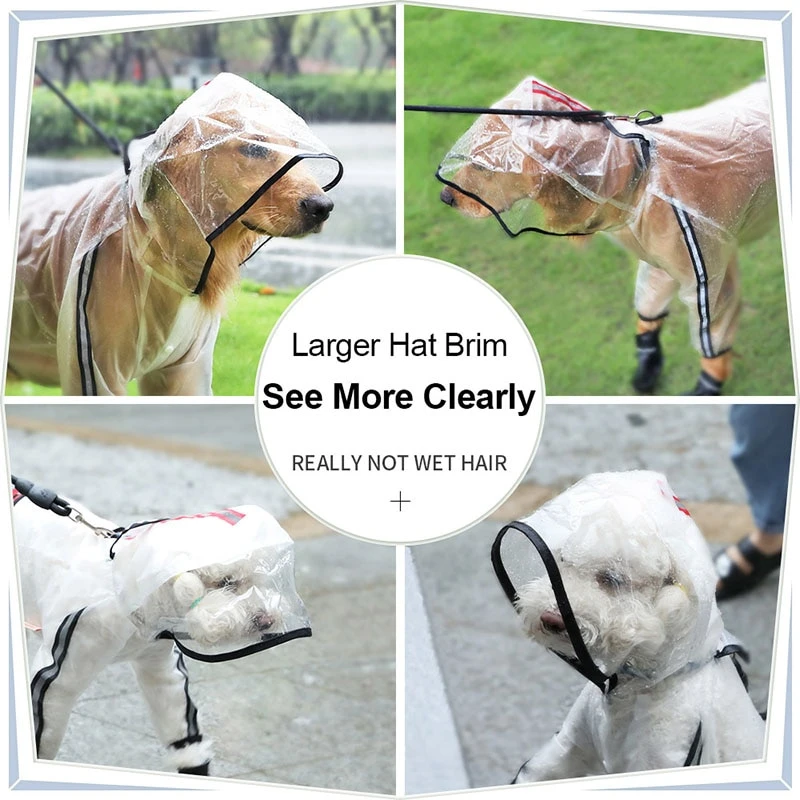 Reflexive Pet Raincoat for Dog/Cat